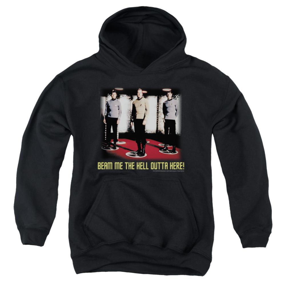 Star Trek Beam Me Out Youth Cotton Poly Pull-Over Hoodie
