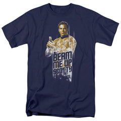 Star Trek Beam Me Up Men's 18/1 Cotton Short-Sleeve T-Shirt