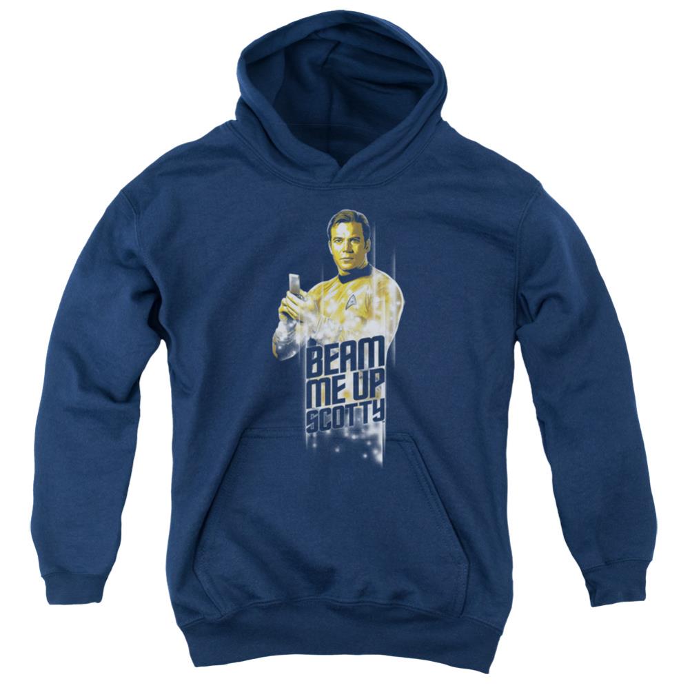 Star Trek Beam Me Up Youth Cotton Poly Pull-Over Hoodie