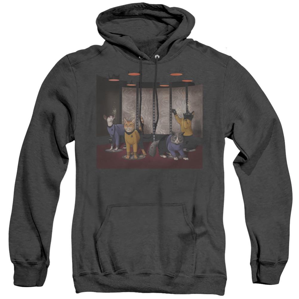 Star Trek Beam Meow Up Men's Pull-Over Hoodie