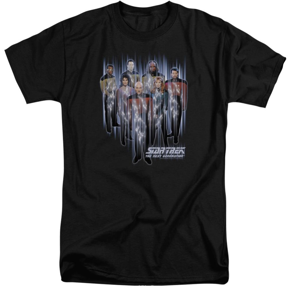 Star Trek Beam Us Up Men's 18/1 Tall Cotton Short-Sleeve T-Shirt