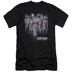 Star Trek Beam Us Up Men's Ultra-Soft 30/1 Cotton Slim Short-Sleeve T-Shirt