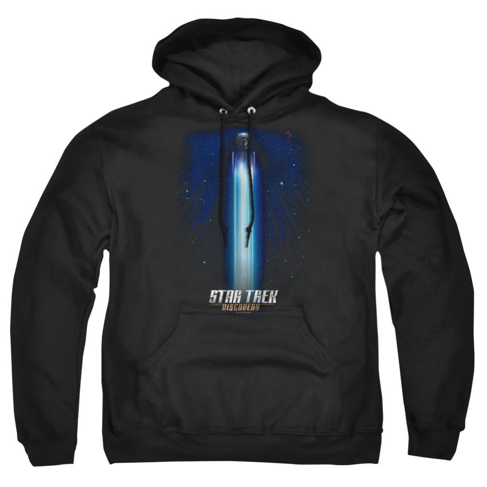 Star Trek Beams Men's Pull-Over 75 25 Poly Hoodie