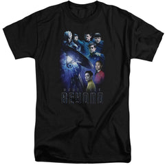 Star Trek Beyond Cast Men's 18/1 Tall Cotton Short-Sleeve T-Shirt