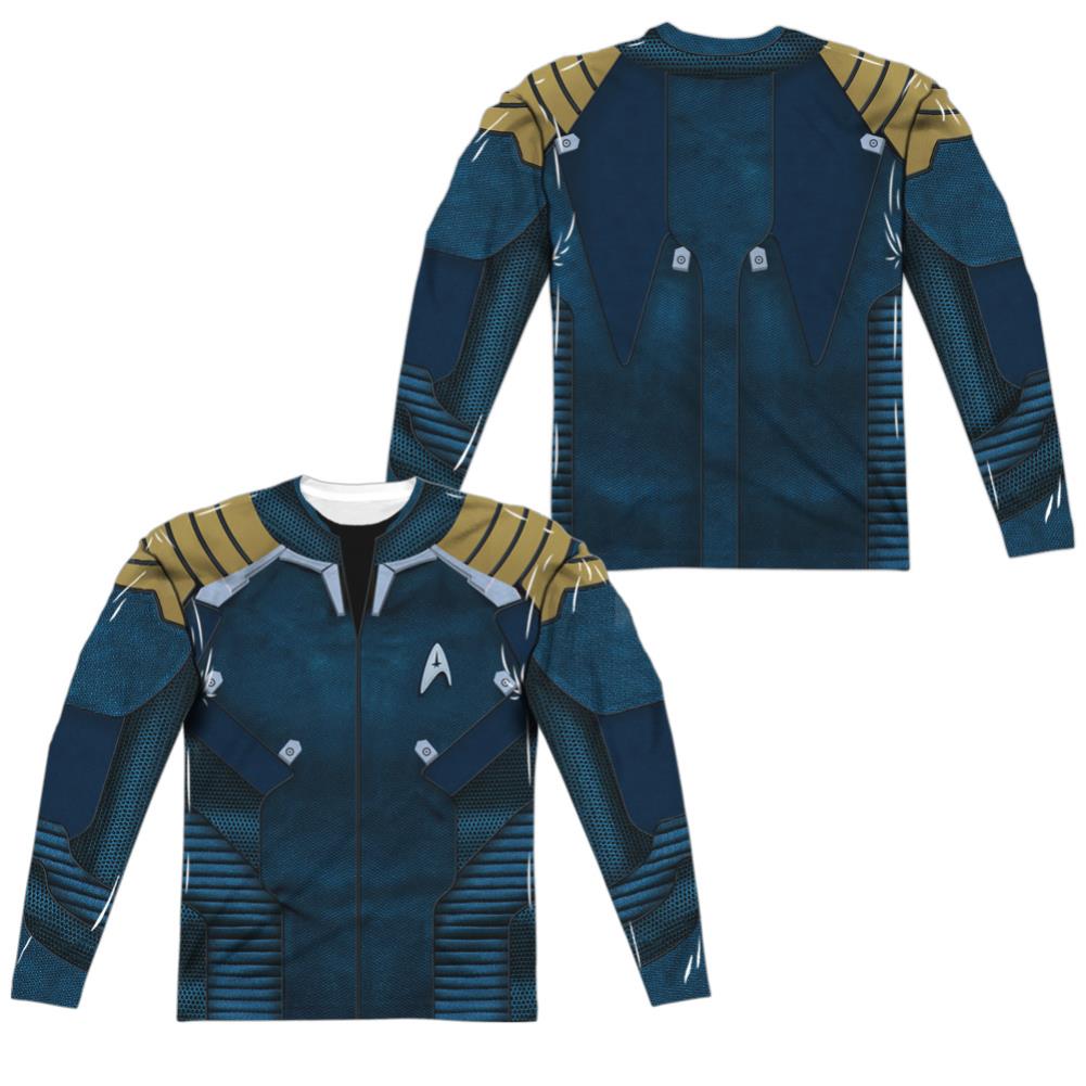 Star Trek Beyond Jacket (Front/Back Print) Men's Regular Fit Polyester Long-Sleeve T-Shirt