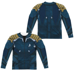 Star Trek Beyond Jacket (Front/Back Print) Men's Regular Fit Polyester Long-Sleeve T-Shirt