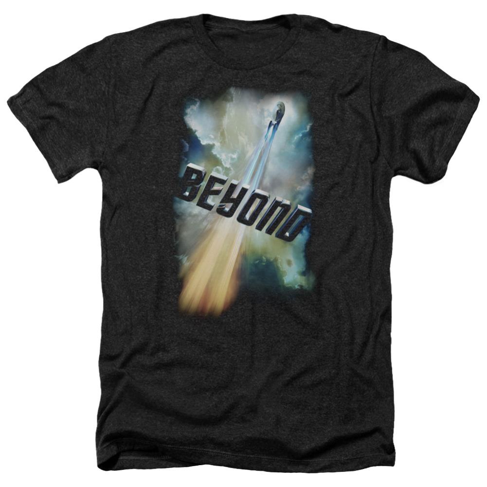 Star Trek Beyond Poster Men's 30/1 Heather 60 40 Poly Short-Sleeve T-Shirt