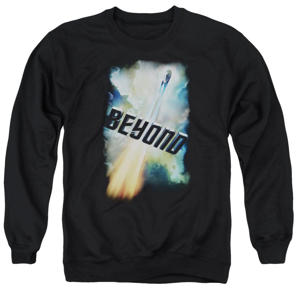 Star Trek Beyond Poster Men's Crewneck 50 50 Poly Long-Sleeve T-Shirt