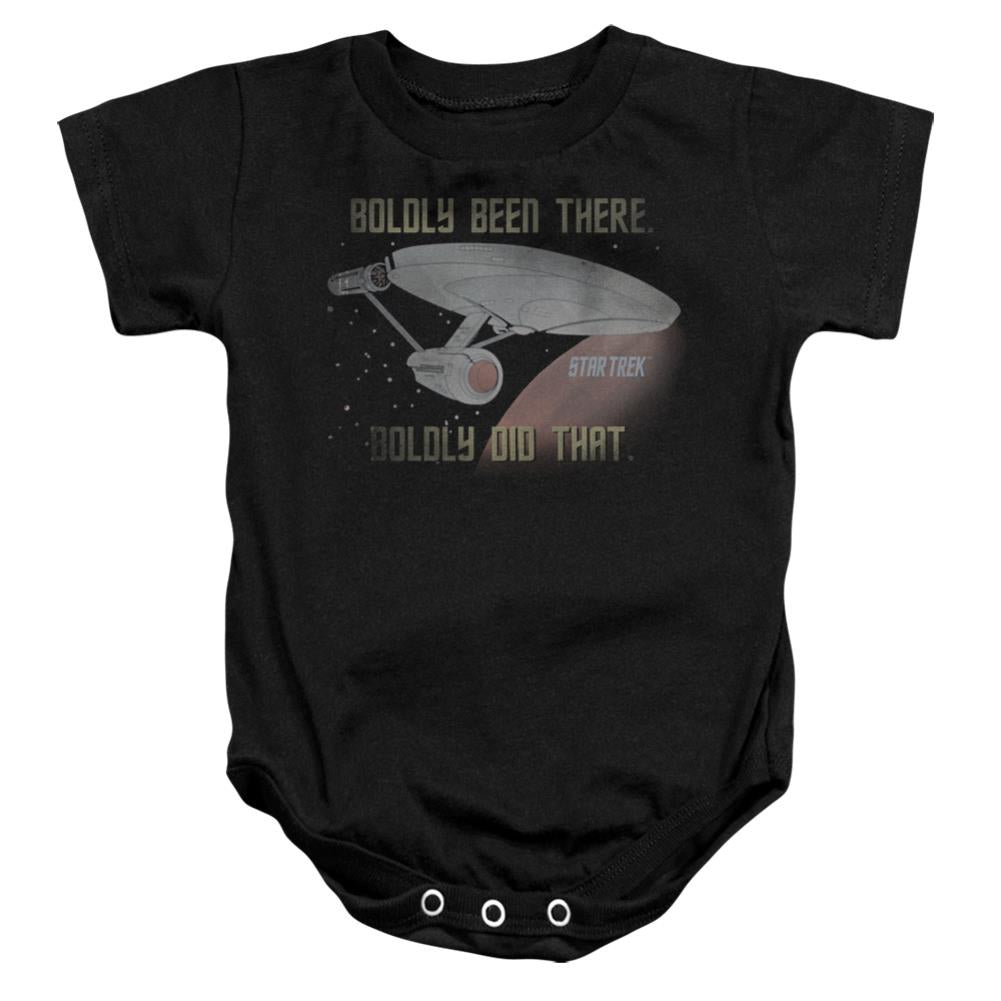 Star Trek Boldly Did That Infant's Cotton SS Snapsuit