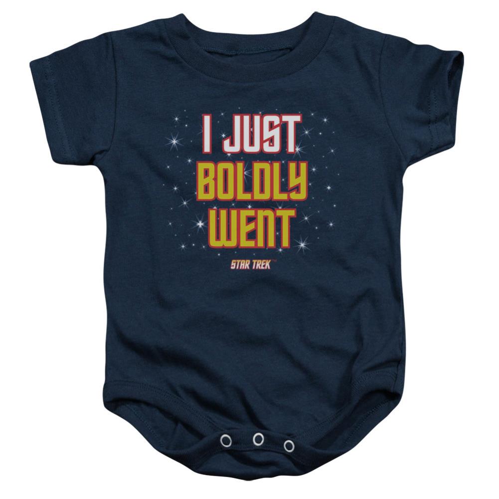 Star Trek Boldly Went Infant's Cotton SS Snapsuit
