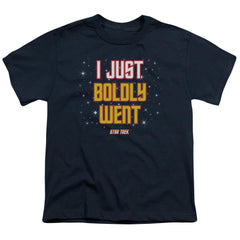 Star Trek Boldly Went Youth 18/1 100% Cotton Short-Sleeve T-Shirt