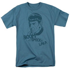 Star Trek Boom Spocka Laka Men's 18/1 Cotton Short-Sleeve T-Shirt