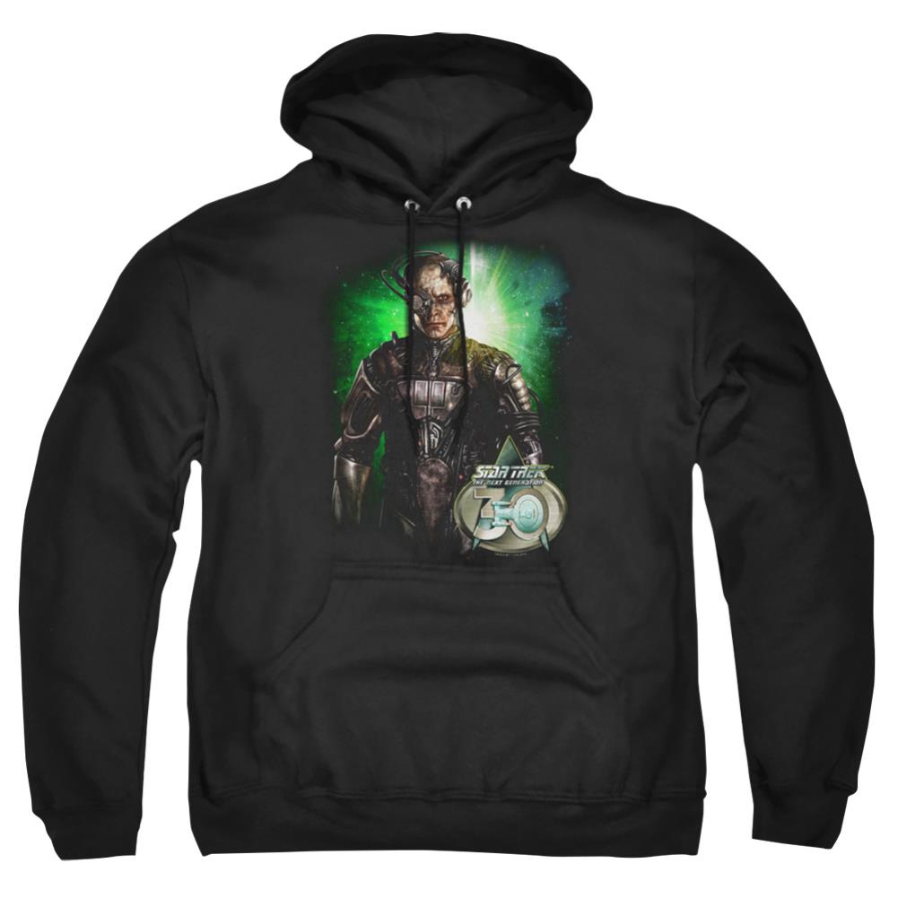 Star Trek Borg 30 Men's Pull-Over 75 25 Poly Hoodie