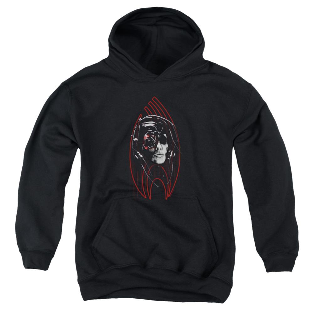 Star Trek Borg Construct Youth Cotton Poly Pull-Over Hoodie