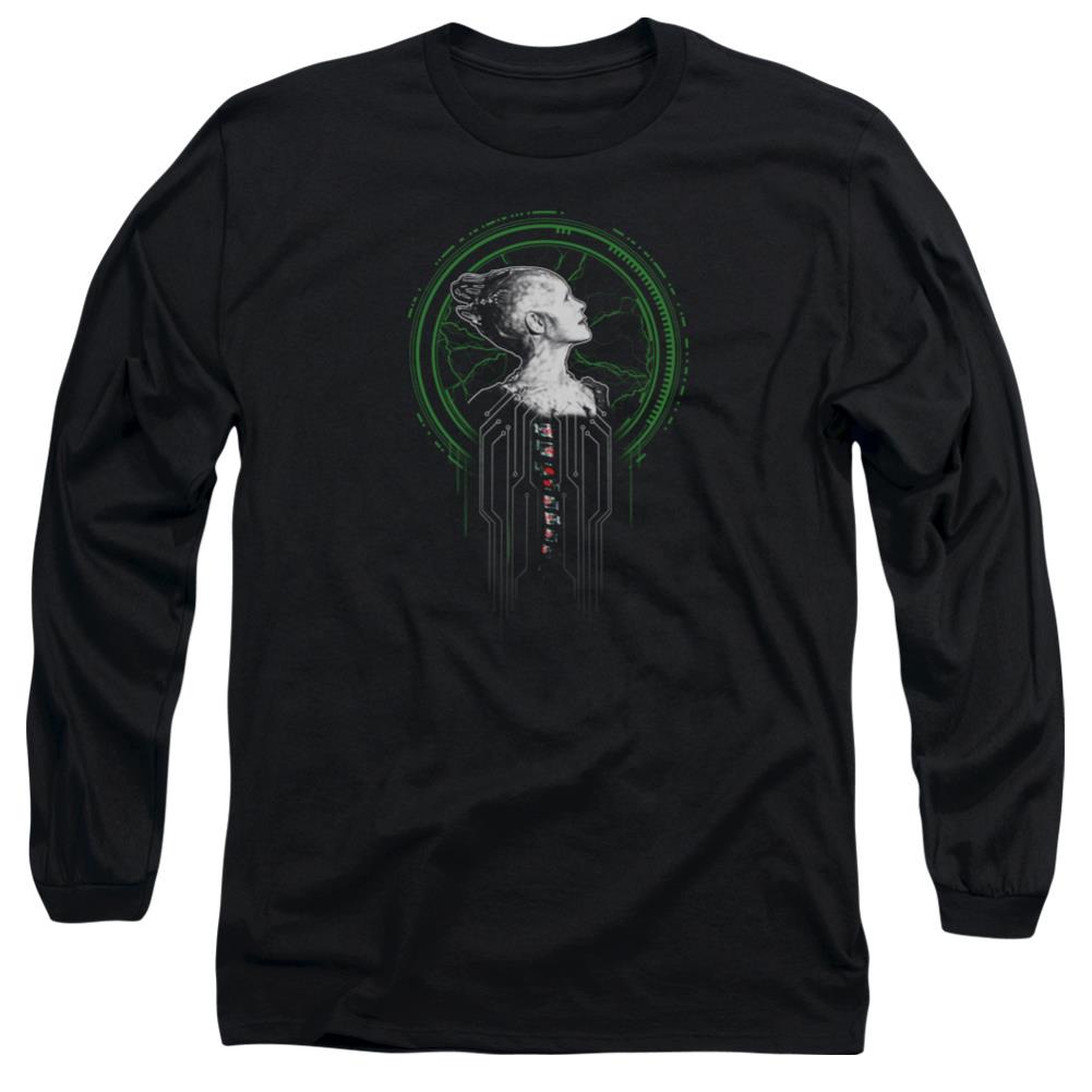Star Trek Borg Queen Men's 18/1 Cotton Long-Sleeve T-Shirt