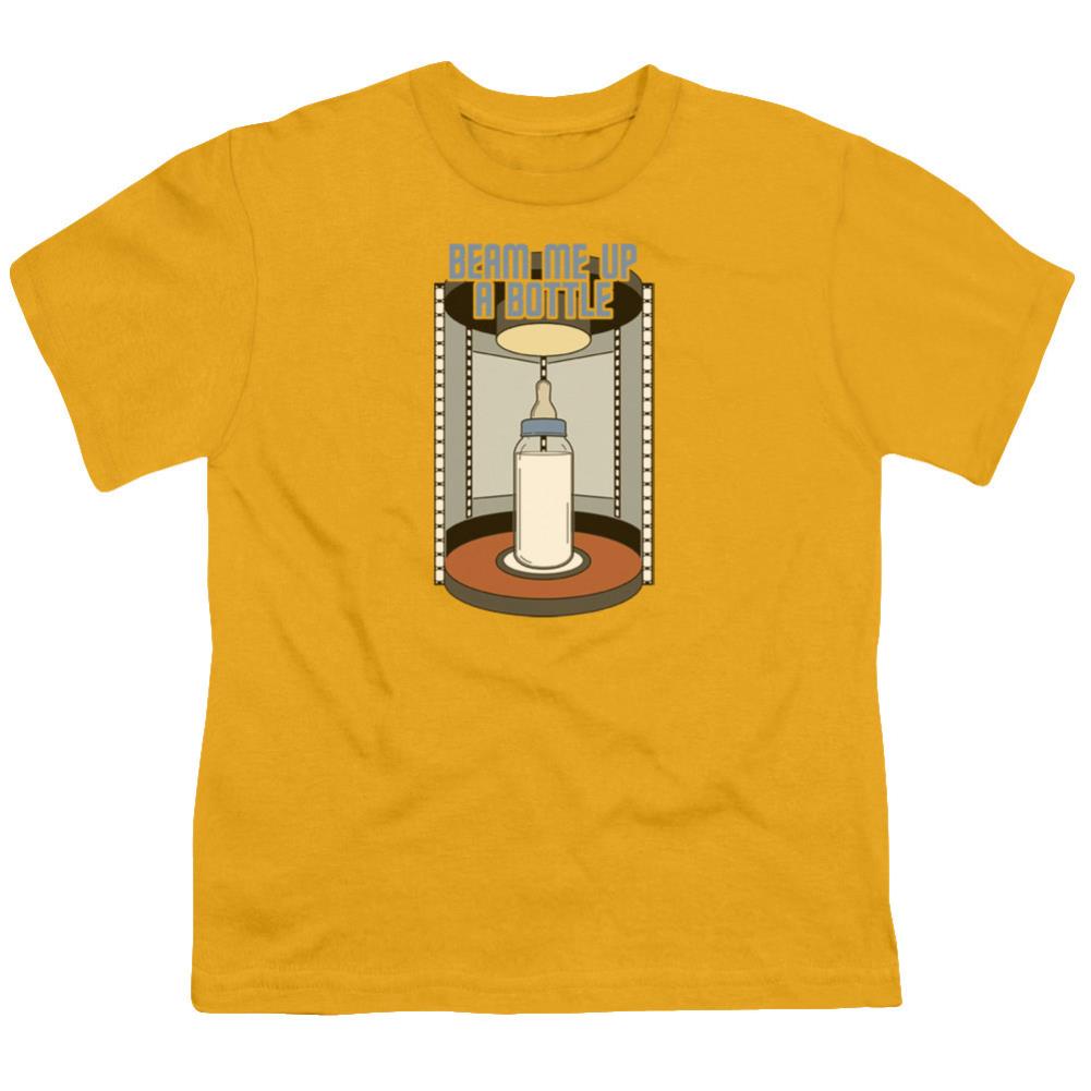 Star Trek Bottle Beam Up Youth 18/1 100% Cotton Short-Sleeve T-Shirt