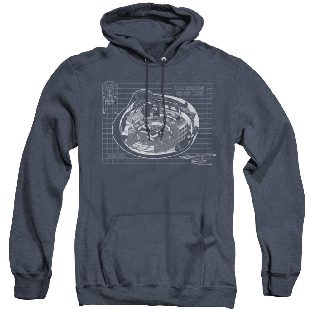 Star Trek Bridge Prints Men's Pull-Over Hoodie