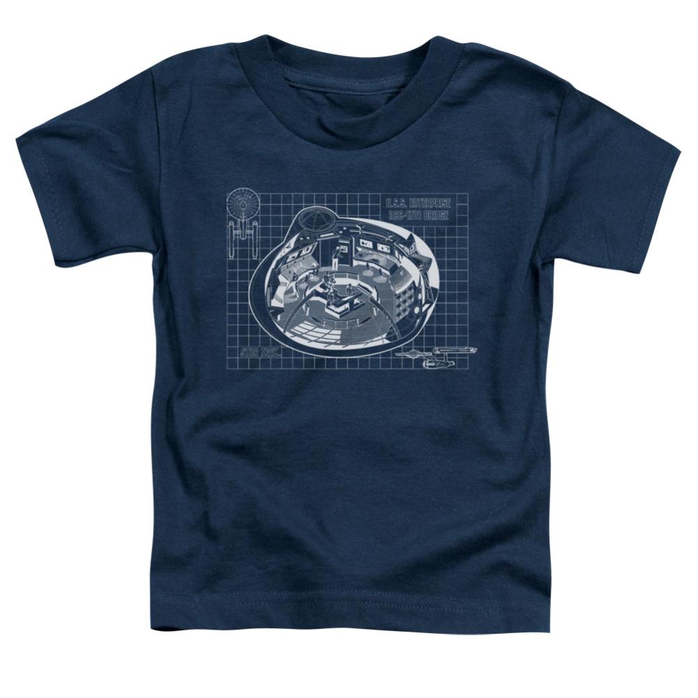 Star Trek Bridge Prints Toddler 18/1 Cotton Short-Sleeve T-Shirt