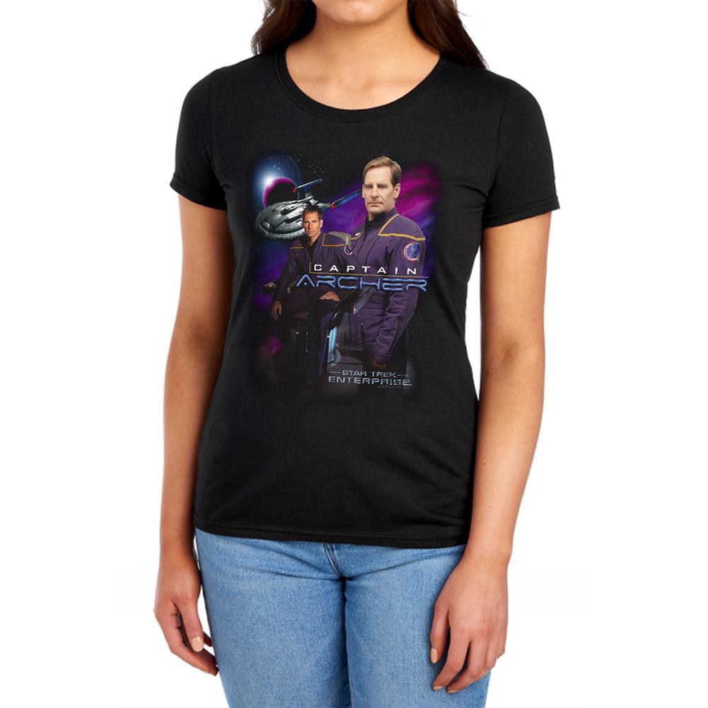 Star Trek Captain Archer Women's 18/1 Cotton Short-Sleeve T-Shirt