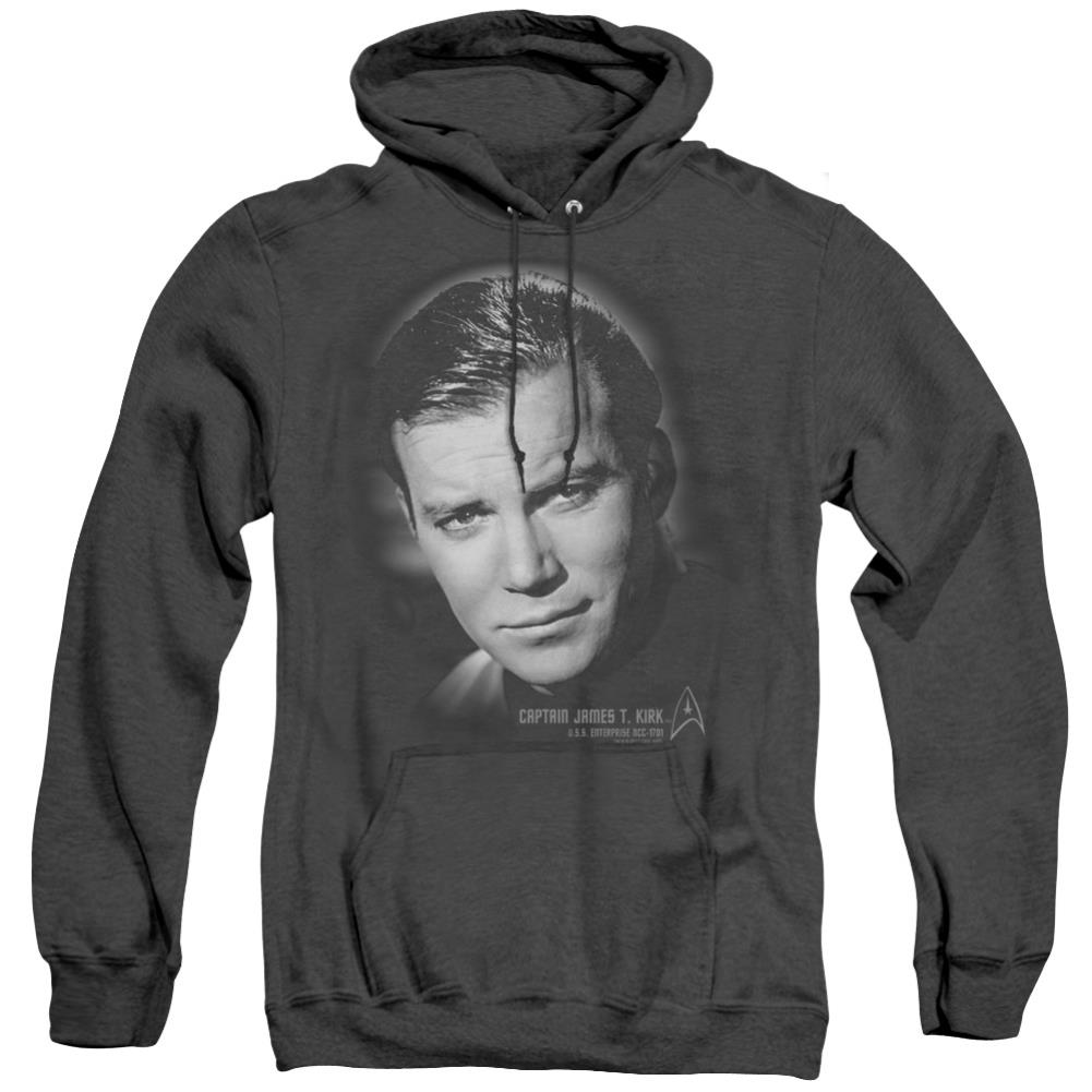 Star Trek Captain Kirk Portrait Men's Pull-Over Hoodie