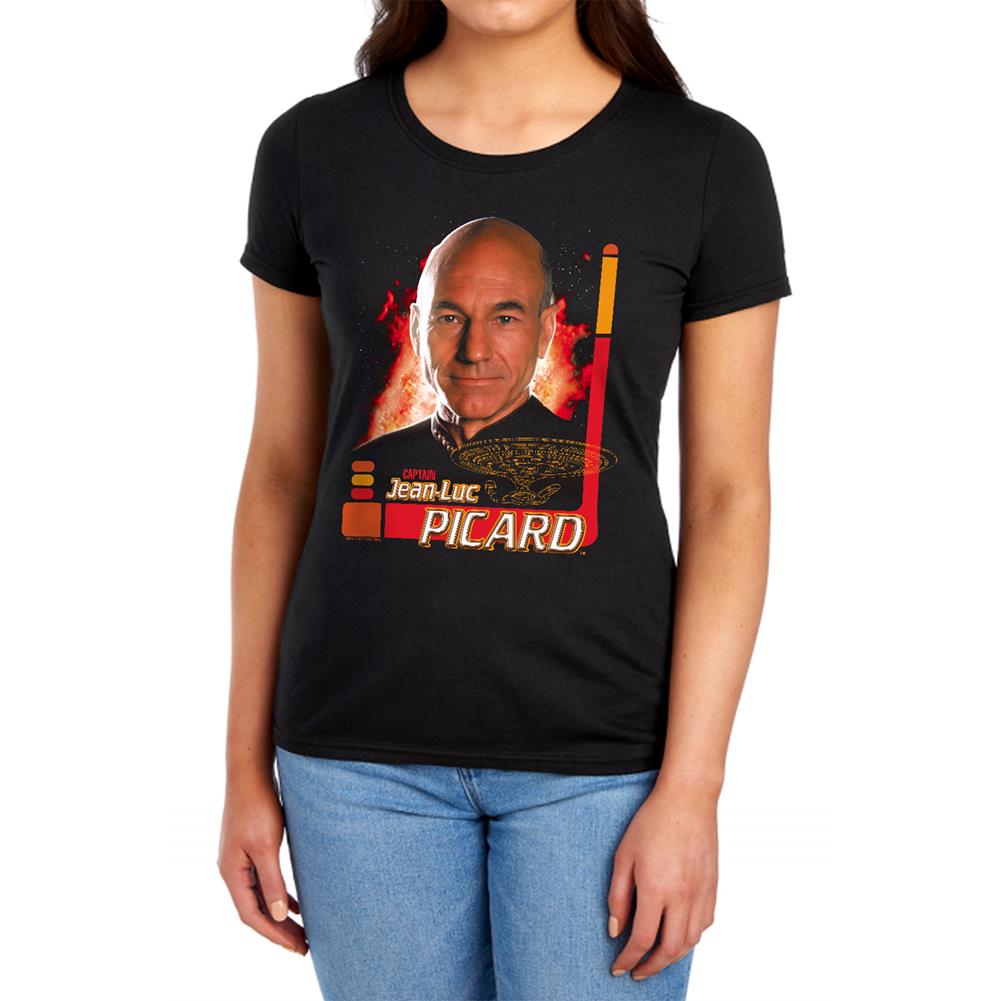 Star Trek Captain Picard Women's 18/1 Cotton Short-Sleeve T-Shirt