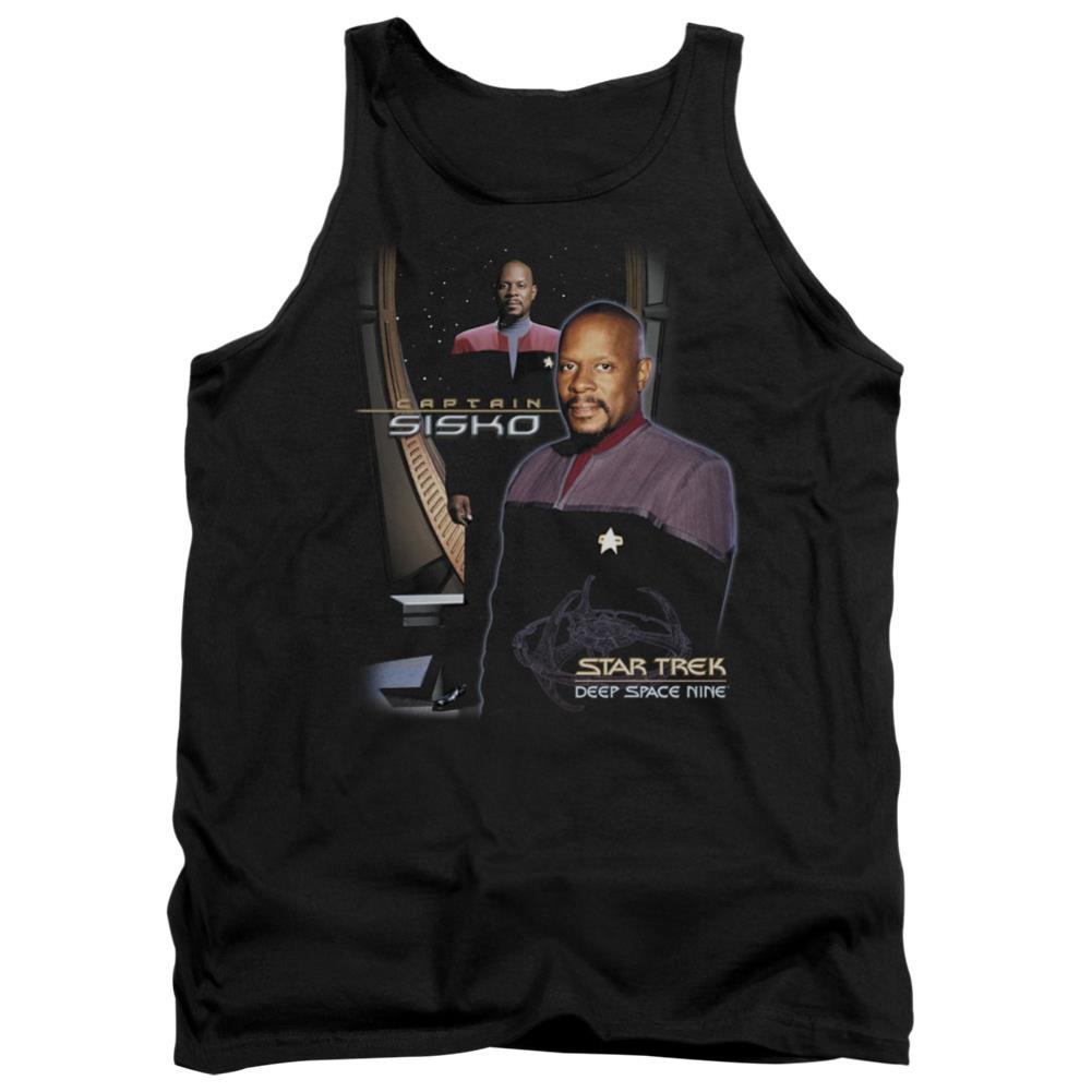 Star Trek Captain Sisko Men's 18/1 Cotton Tank Top