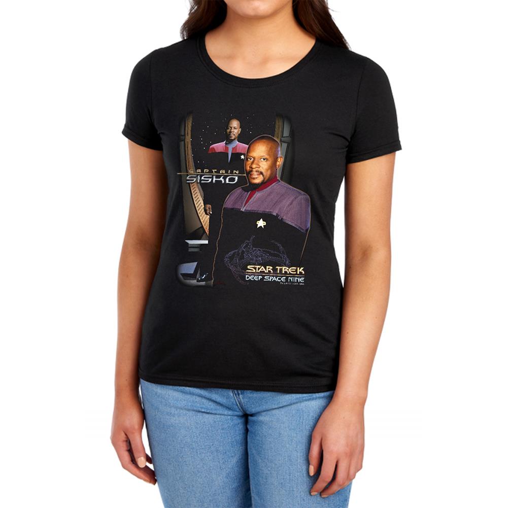 Star Trek Captain Sisko Women's 18/1 Cotton Short-Sleeve T-Shirt