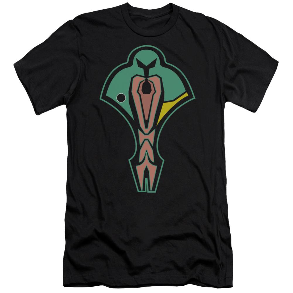 Star Trek Cardassian Logo Men's Ultra-Soft 30/1 Cotton Slim Short-Sleeve T-Shirt