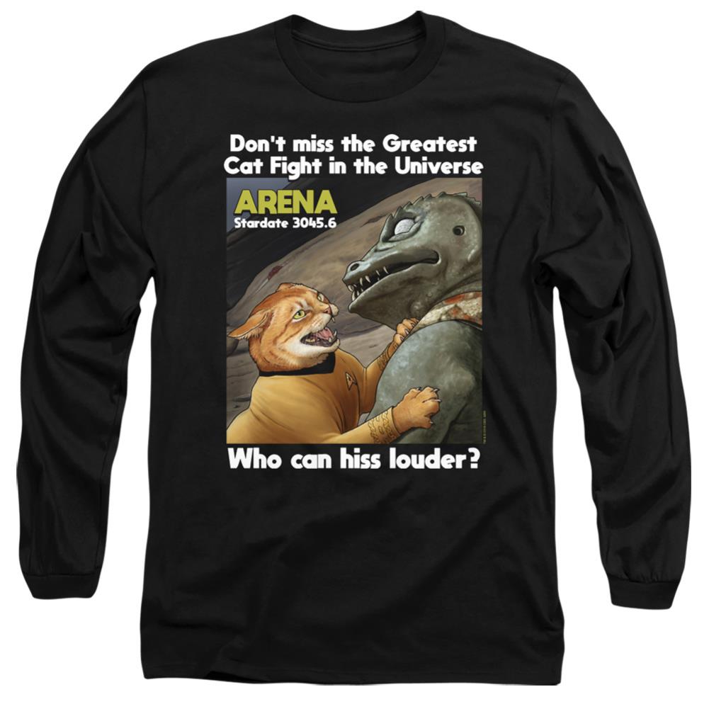 Star Trek Cat Fight Men's 18/1 Cotton Long-Sleeve T-Shirt