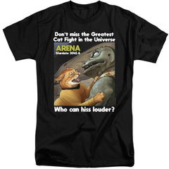 Star Trek Cat Fight Men's 18/1 Tall Cotton Short-Sleeve T-Shirt