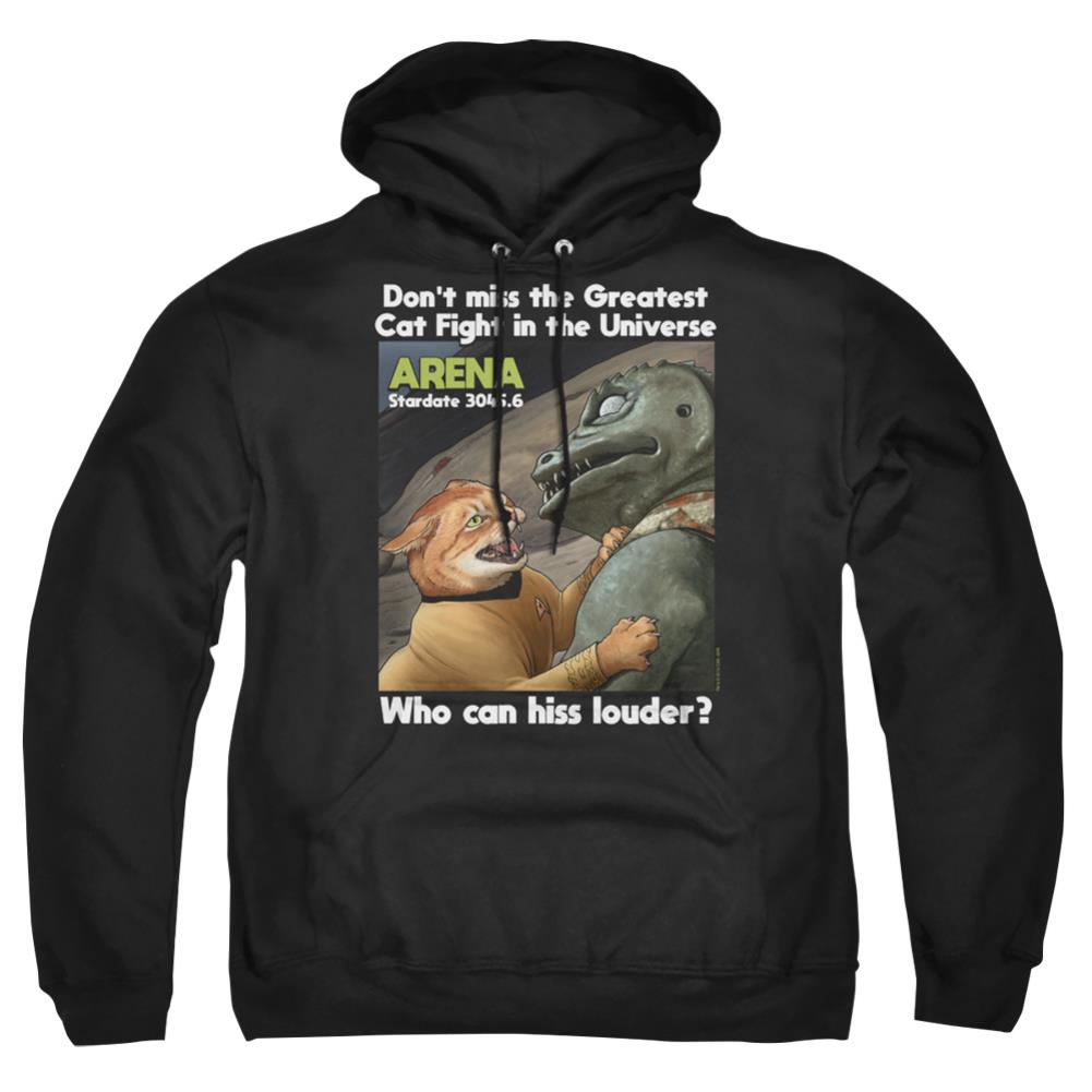 Star Trek Cat Fight Men's Pull-Over 75 25 Poly Hoodie