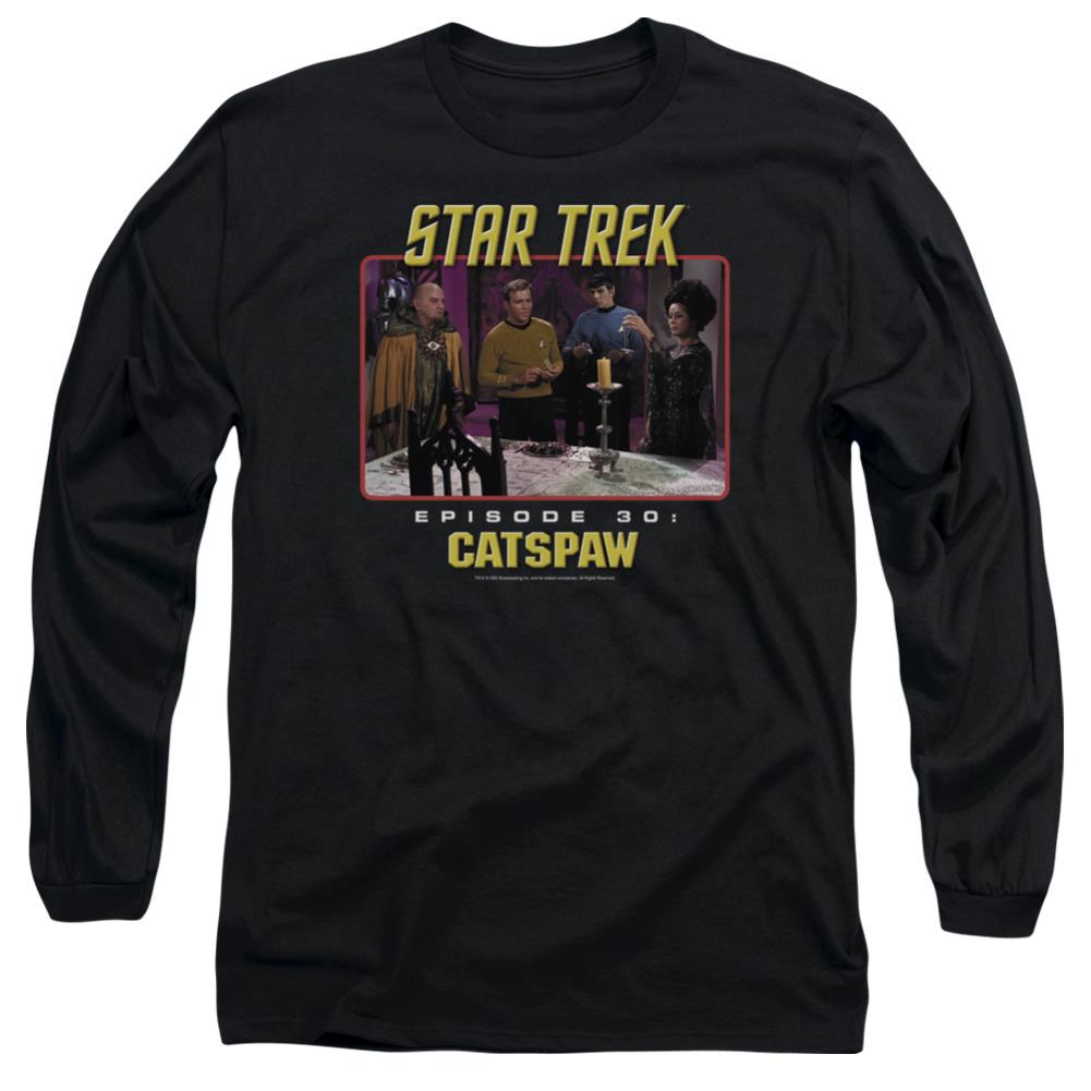 Star Trek Cats Paw Men's 18/1 Cotton Long-Sleeve T-Shirt