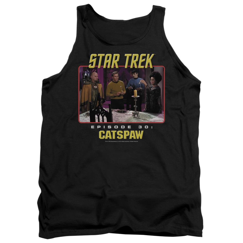 Star Trek Cats Paw Men's 18/1 Cotton Tank Top