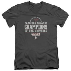 Star Trek Champions Men's 30/1 Cotton Slim V-Neck T-Shirt