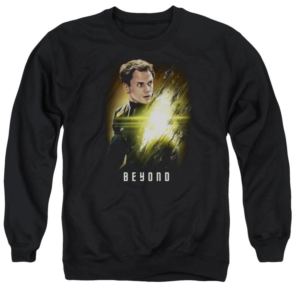 Star Trek Chekov Poster Men's Crewneck 50 50 Poly Long-Sleeve T-Shirt