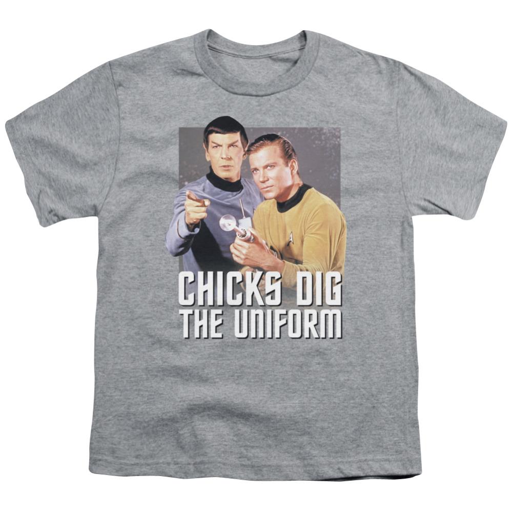 Star Trek Chicks Dig Youth 18/1 100% Cotton Short-Sleeve T-Shirt