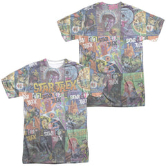 Star Trek Classic Comics Men's Regular Fit Polyester Short-Sleeve T-Shirt