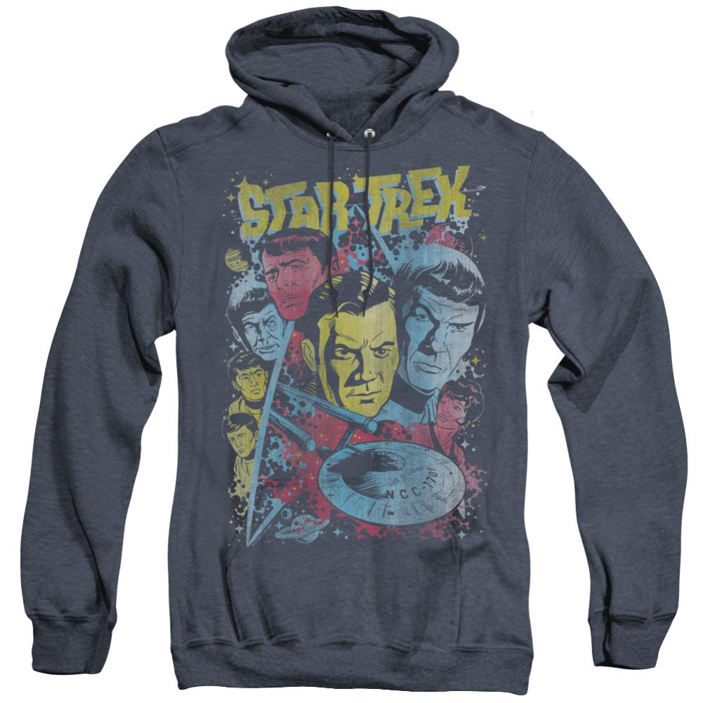 Star Trek Classic Crew Illustrated Men's Pull-Over Hoodie
