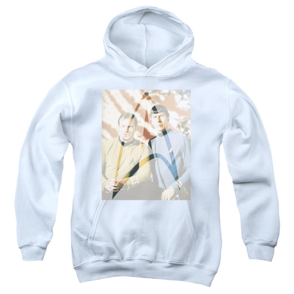 Star Trek Classic Duo Youth Cotton Poly Pull-Over Hoodie