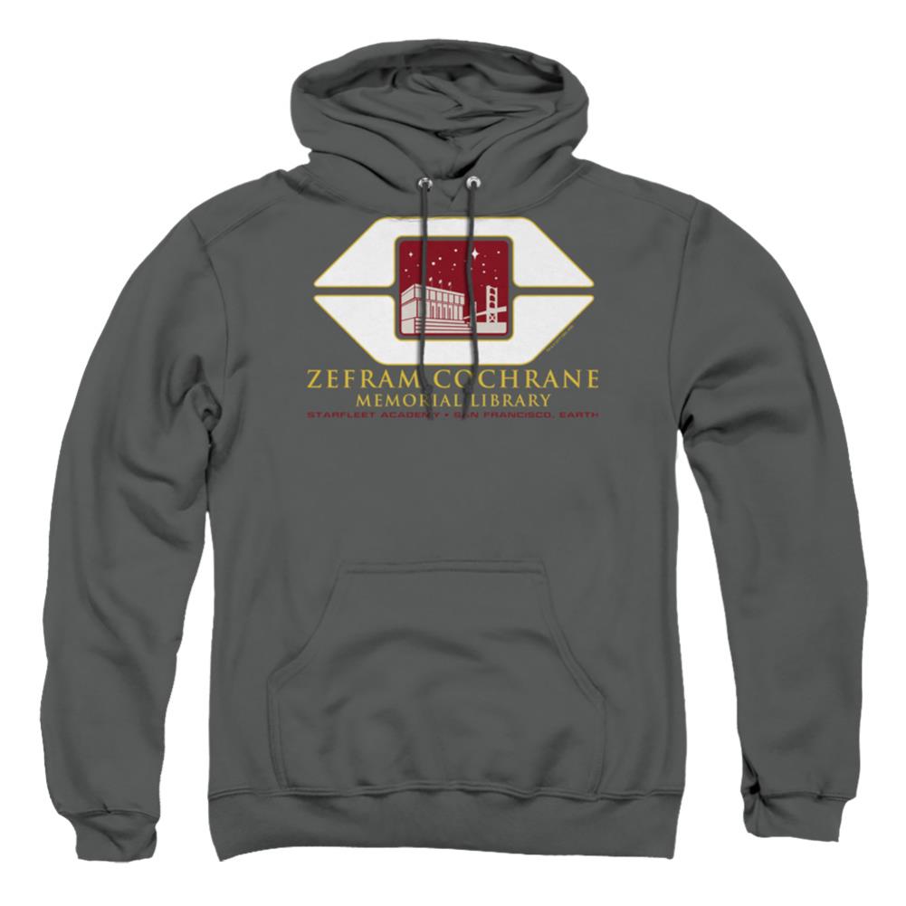 Star Trek Cochrane Library Men's Pull-Over 75 25 Poly Hoodie