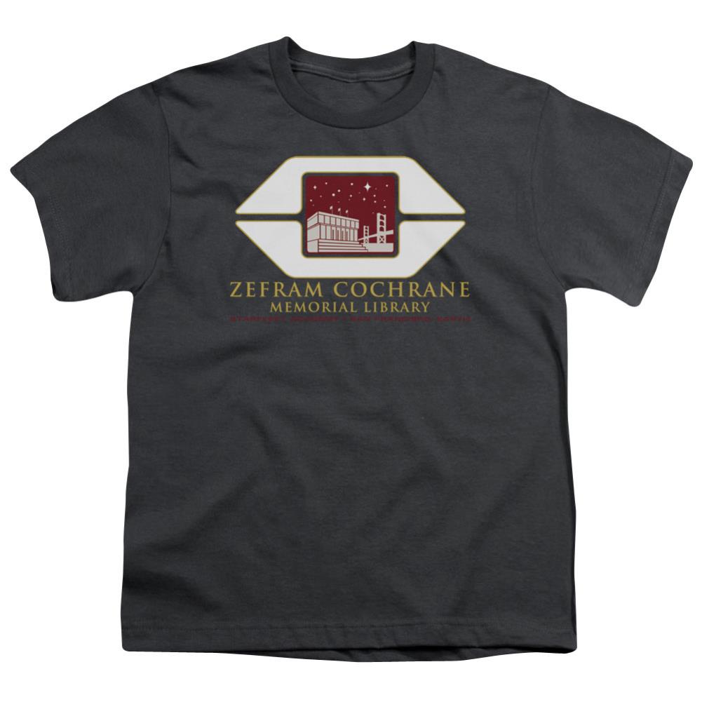 Star Trek Cochrane Library Youth 18/1 100% Cotton Short-Sleeve T-Shirt