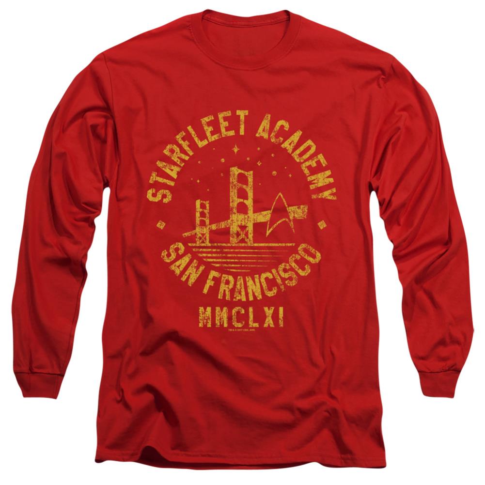 Star Trek Collegiate Bridge Men's 18/1 Cotton Long-Sleeve T-Shirt
