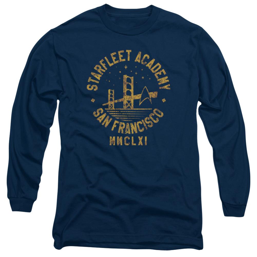 Star Trek Collegiate Bridge Men's 18/1 Cotton Long-Sleeve T-Shirt
