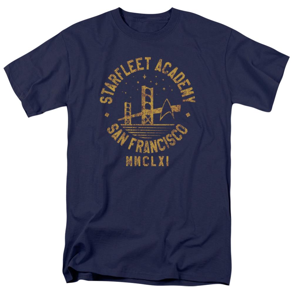 Star Trek Collegiate Bridge Men's 18/1 Cotton Short-Sleeve T-Shirt
