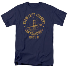 Star Trek Collegiate Bridge Men's 18/1 Cotton Short-Sleeve T-Shirt