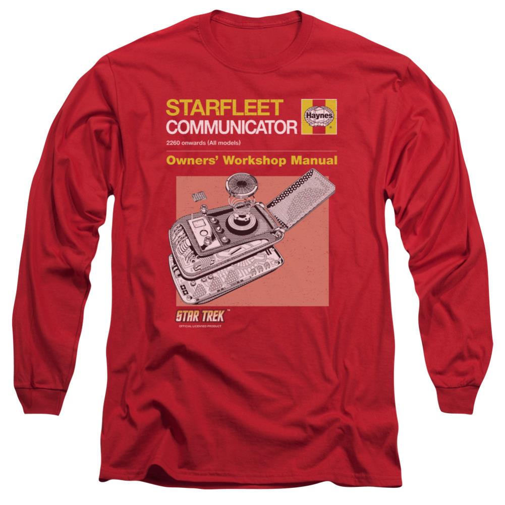 Star Trek Comm Manual Men's 18/1 Cotton Long-Sleeve T-Shirt