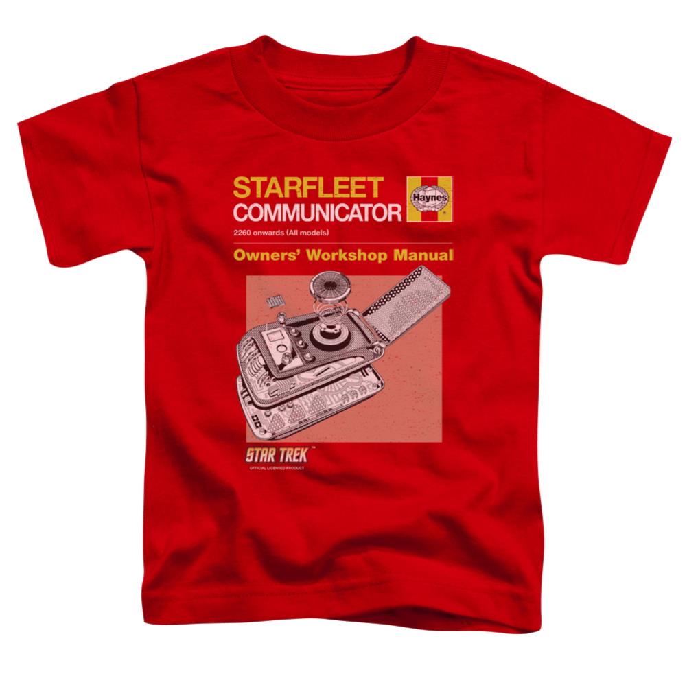 Star Trek Comm Manual Toddler 18/1 Cotton Short-Sleeve T-Shirt