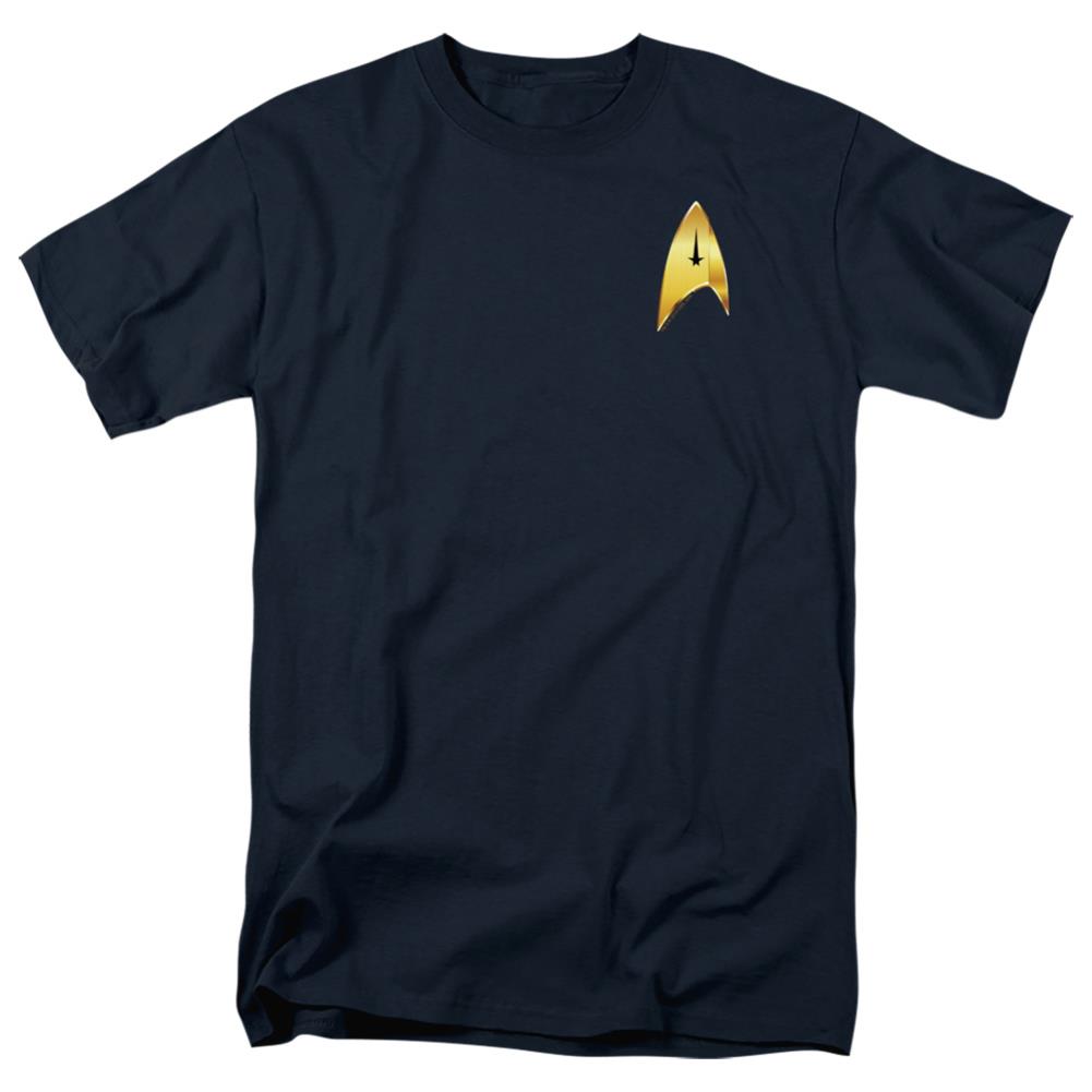 Star Trek Command Badge Men's 18/1 Cotton Short-Sleeve T-Shirt