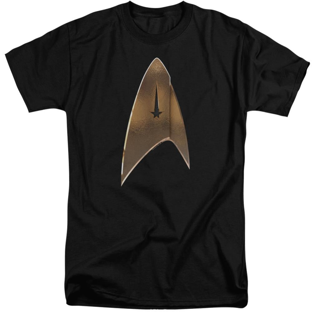 Star Trek Command Shield Men's 18/1 Tall Cotton Short-Sleeve T-Shirt