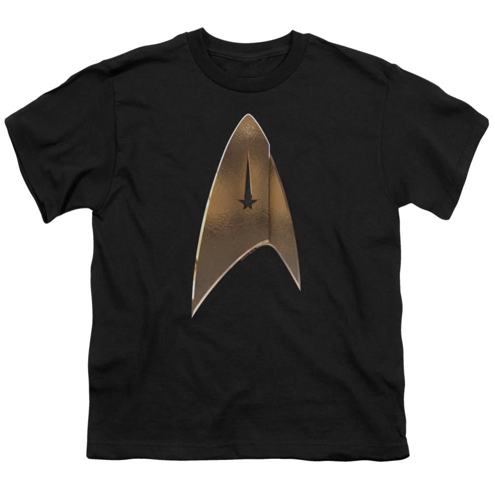 Star Trek Command Shield Youth 18/1 100% Cotton Short-Sleeve T-Shirt